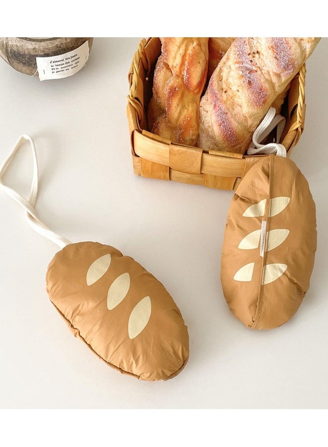 Washable Shopping Bags, Easy Maintenance Reusable Shopping Bags, Green Alternatives Grocery Bag, Stylishly Eco Friendly Folding Pouch, Grocery Container Bag for Fruits Vegetables Canned Food Milk - Image 3