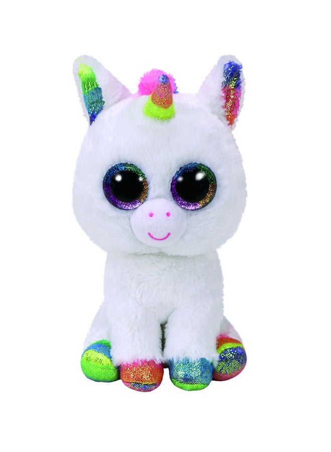 Ty Beanie Boos Unicorn Pixy White Med 10In 