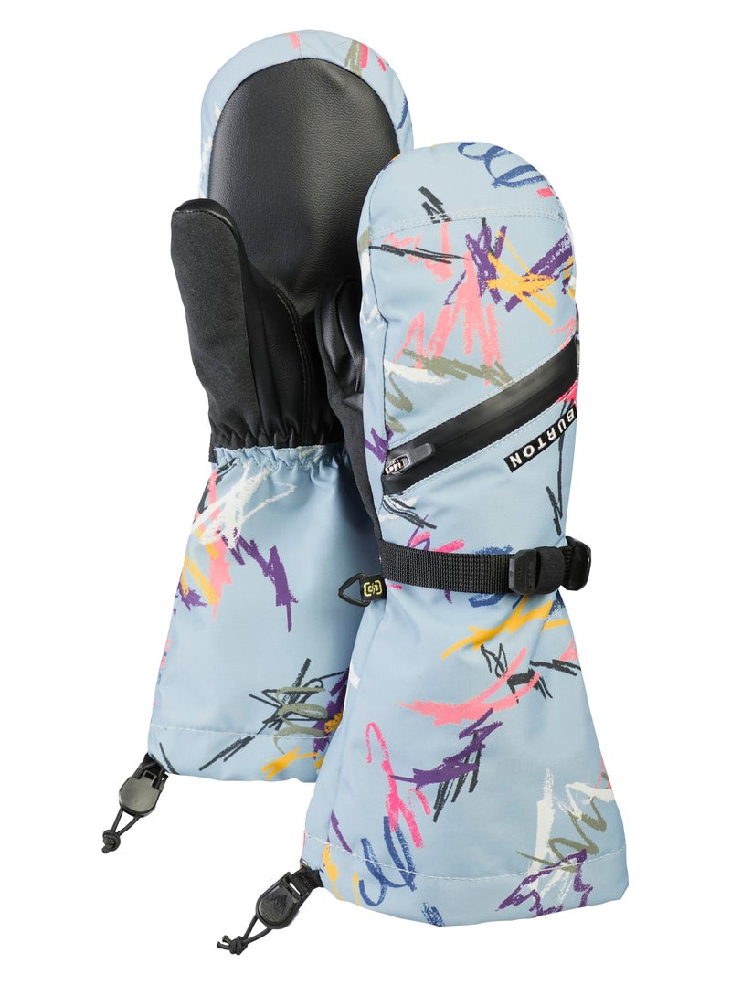 Burton Kids' Vent Mittens, Scribble, XL