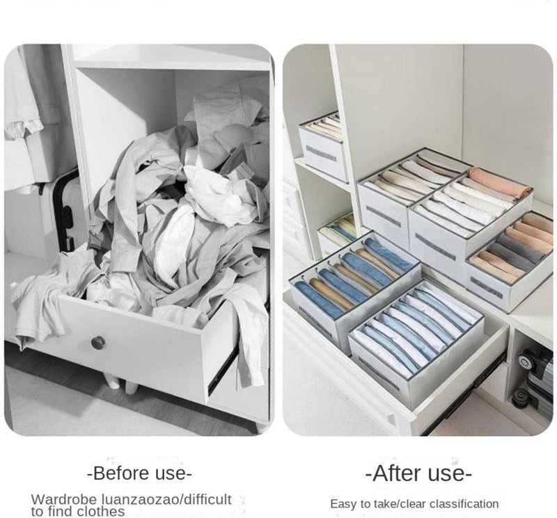 BLINE BLINE Collapsible Fabric Storage Cubes Organizer with Steel Frame Handles Foldable Storage Baskets for Organizing Toys Books Shelves Closet Large Storage Box with Handles - Image 2