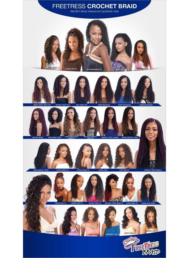 Freetress Synthetic Hair Braids Deep Twist Bulk 22" (6Pack Tt27) - Image 5