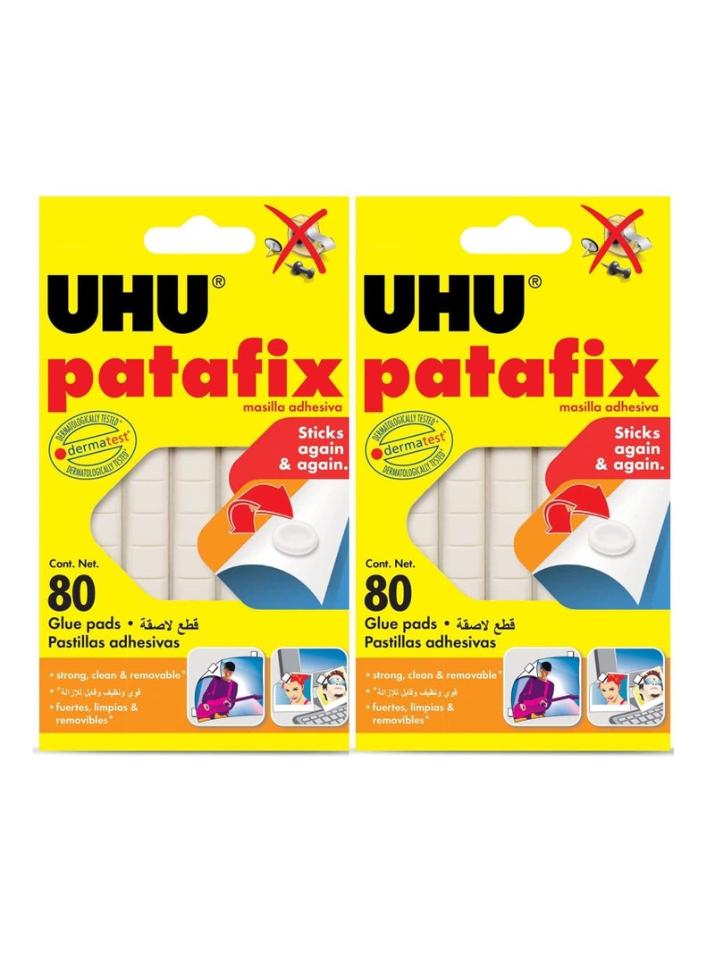UHU 2-Pack Patafix Reusable Adhesive Pads  - Image 1