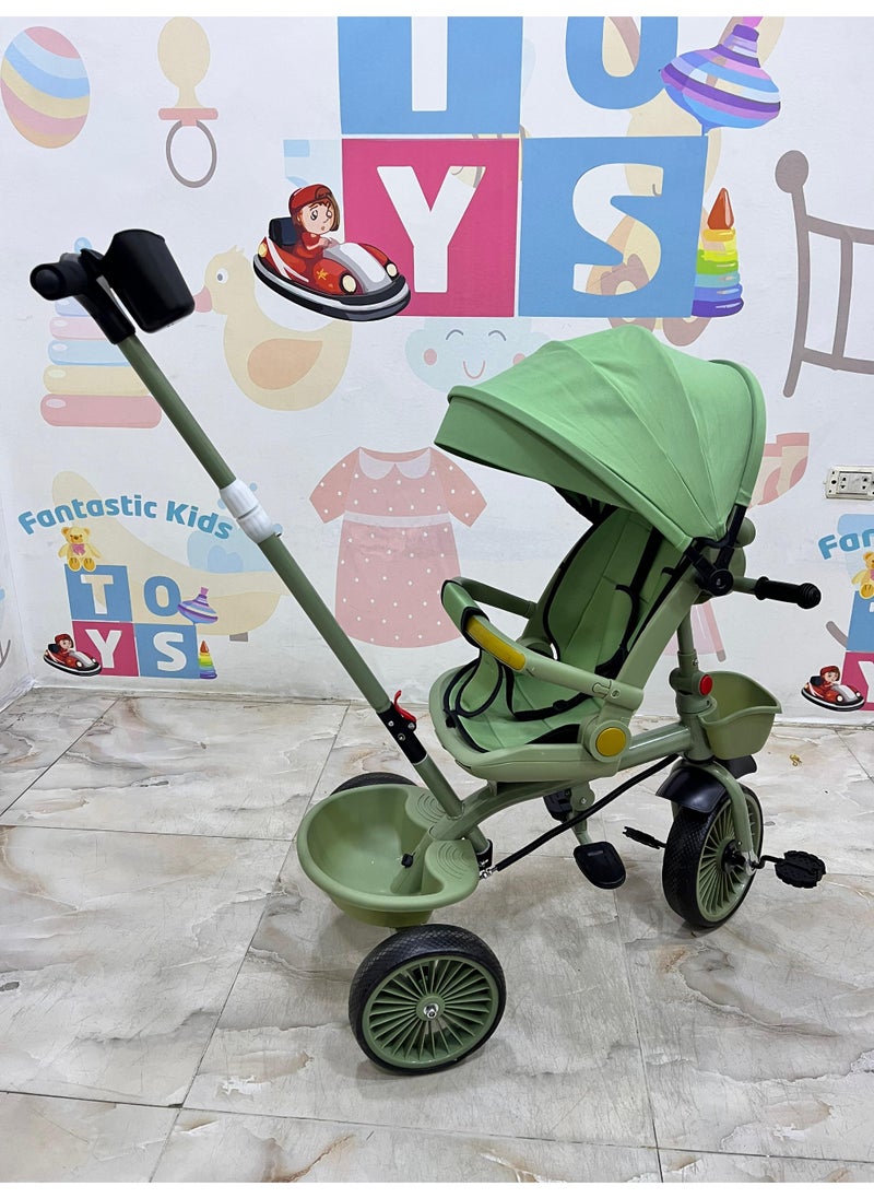 Generic 4-in-1 Baby Tricycle: Adventure & Growth with Safety and Comfort for Your Little One!  - Image 3