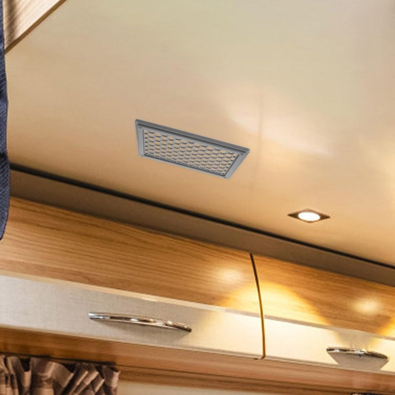ULTECHNOVO Universal Rv Air Vent Panel with Front Grille Mesh, Rectangular Plastic Ventilation Cover for Camper Accessories, Suitable for Boats, Yachts, Bathrooms, and Offices - Image 4