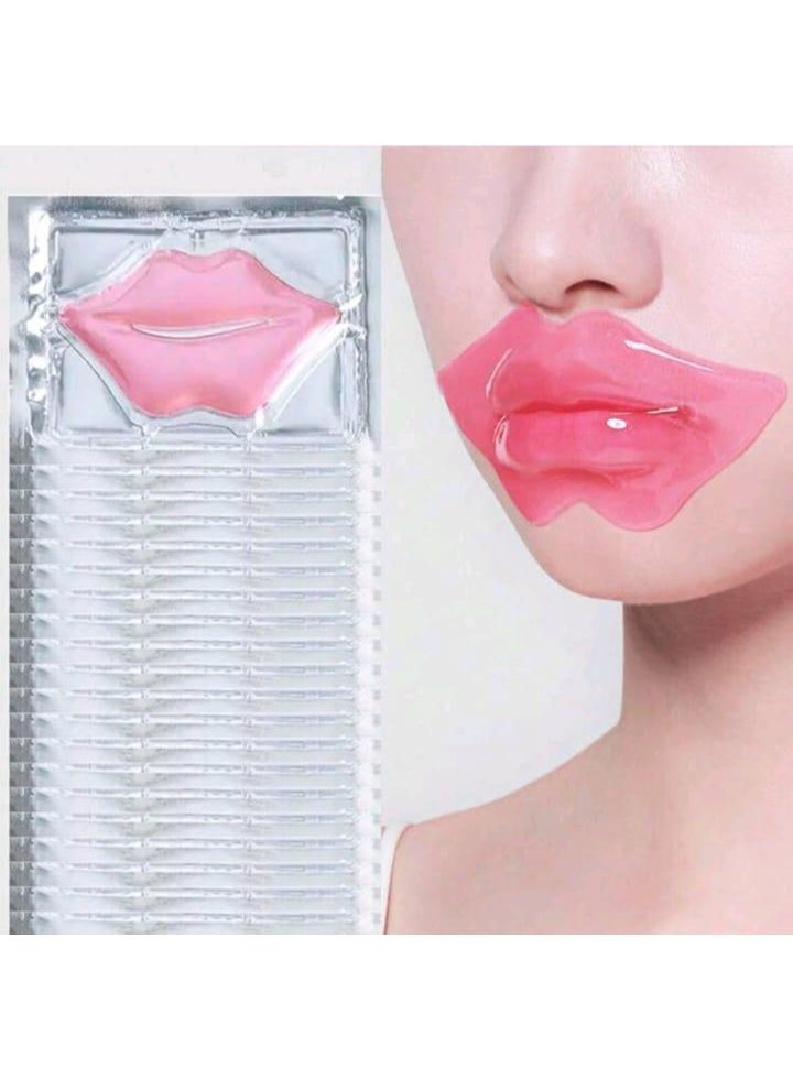 ٥ قطع من أقنعة الشفاه المرطبة والناعمة، ترطب الشفاه وتزيل علامات التعب، لتمنحكِ شفاهًا وردية طبيعية.