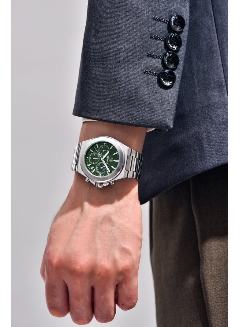 BENYAR Mens Watches Multifunction Chronograph Date Quartz Watch for Men Stainless Steel Band Wrist Watch Gift for Men Casual Business - Image 2