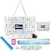 LaRandom American Mahjong Tile Set 166 Blue Tiles 4 Allinone RackPushers Complete Western Mahjong Set with Mah Jong Printed Carrying Bags - Image 2