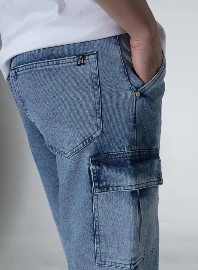 Hubberholme Mid Blue Jeans For Men