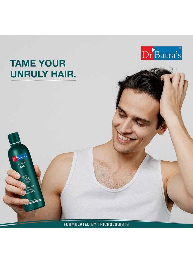 Dr Batra's Anti Dandruff Hair Serum Conditioner 200 Ml Hair Oil 200 Ml And Dandruff Cleansing Shampoo 500 Ml Kit For Deep Nourishment Frizz Control Highly Rich Thuja Ph Balance (Pack Of 4) - Image 5