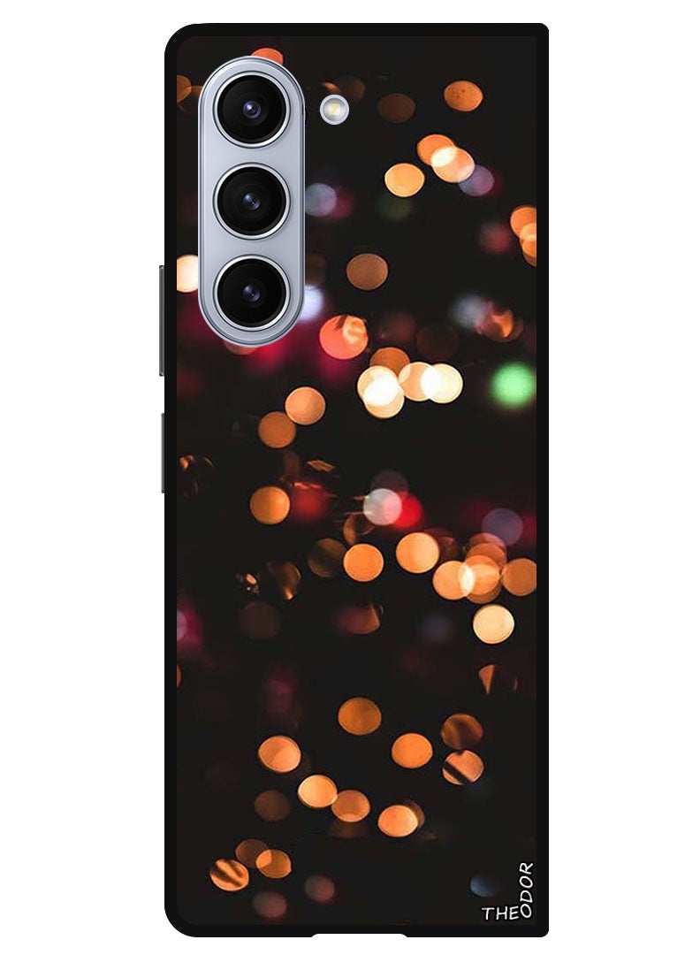 Theodor Protective Case Anti Scratch Shock Proof Bumper Cover For Samsung Galaxy Z Fold 6 Colourful Lights - Image 1