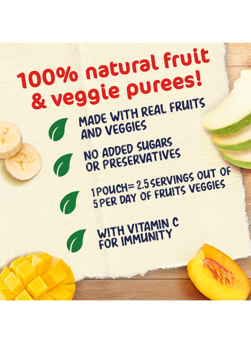 Cerelac Fruits Puree Pouch In 5 Fruits 16 x 90g - Image 3