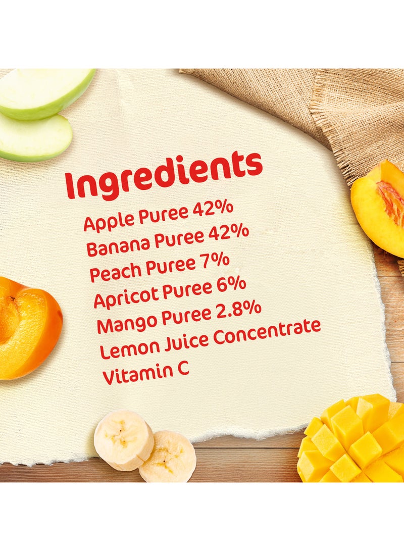 Cerelac Fruits Puree Pouch In 5 Fruits 16 x 90g - Image 5