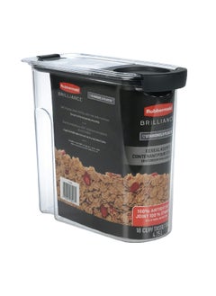 Rubbermaid Brilliance Airtight Pantry Cereal Container Clear 4.25 L 2146788  - Image 4