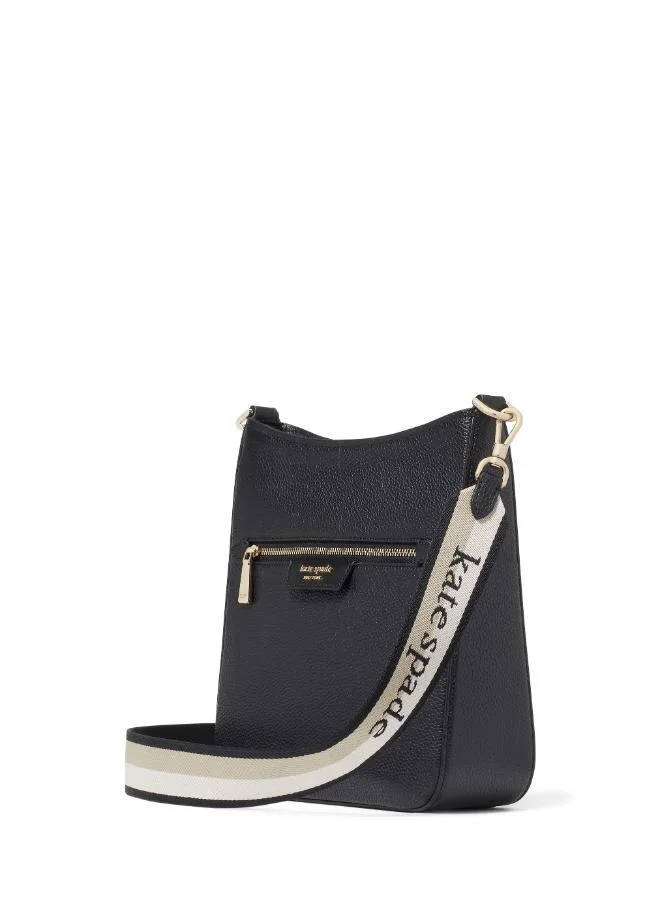 كيت سبيد Hudson Pebbled Leather Large Messenger Crossbody