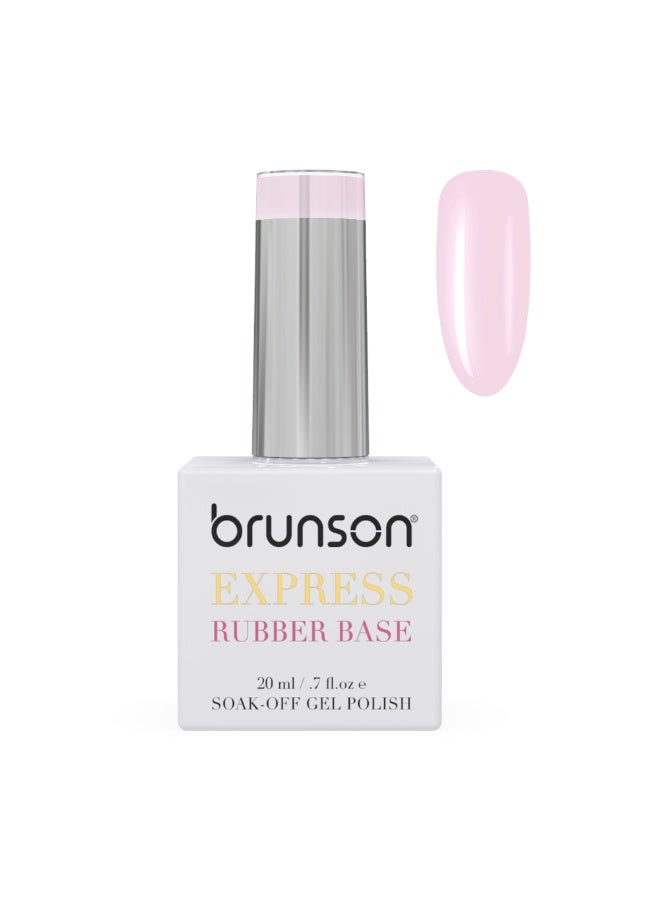 Rubber Base Gel Nail Polish 20Ml - French Rubber Base Coat Long-Lasting, Durable And Chip-Resistant Nail Strengthener Gel Nail Polish Base Coat For Manicure And Pedicure