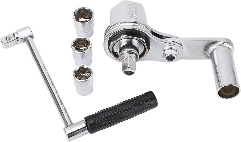 مفتاح إزالة صامولة العجلة مقاس 17 مم و19 مم و21 مم، نسبة تروس 16، أداة إطارات للسيارات ومركبات الدفع الرباعي - Image 4