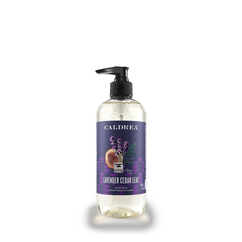 Caldrea Hand Wash Soap, Aloe Vera Gel, Olive Oil And Essential Oils To Cleanse And Condition, Lavender Cedar Leaf Scent, 10.8 Oz - Image 1