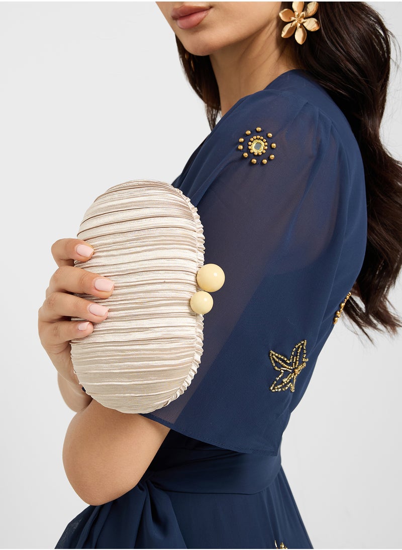 Khizana - Ladies Sparkly Clutch Bag - Image 1