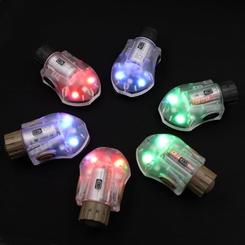 LThyzszb Tactical IR Strobe Helmet Light Military Identification Light with LED Visible Light Constant-on & Strobe Survival Signal Light (Tan-Red) - Image 4