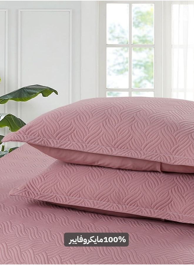 Inrest Bedding Set Summer Microfiber 100% Pink Color King Size 220x240 cm - 3 Pcs - pzsku/ZE6886C21072854A1DACDZ/45/_/1739086136/a4c631f2-3d0e-4e01-8024-ff106a41688f