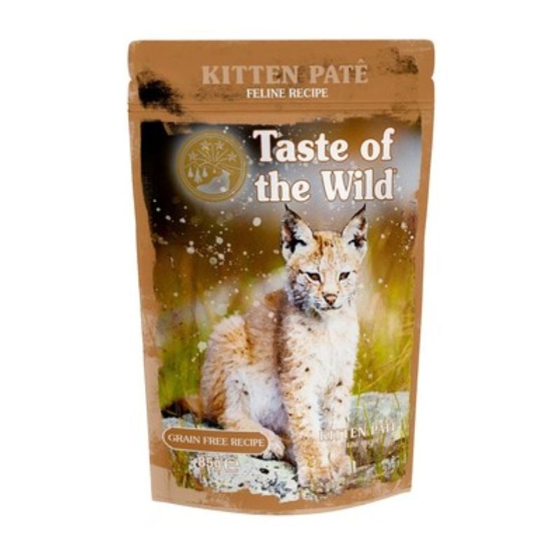 باتيه قطط من Taste of the Wild بنكهة الدجاج للقطط الصغيرة (خالٍ من الحبوب)، 85 جم