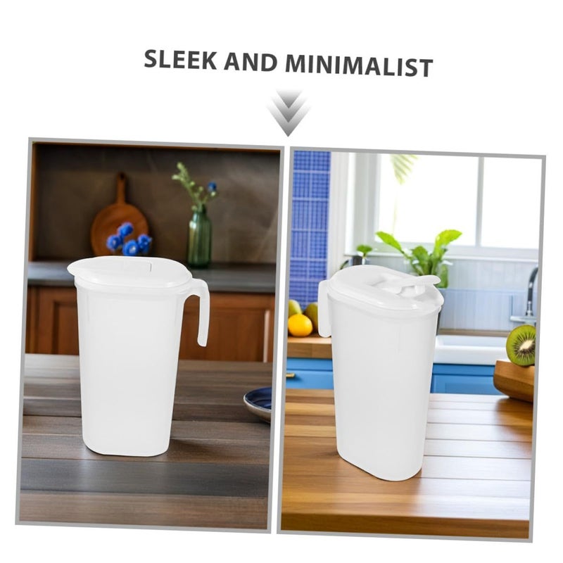 Large Capacity 2.5L Plastic Water Pitcher with Lid Beverage Jug for Fridge Cold Drinks Juice Container - Image 4