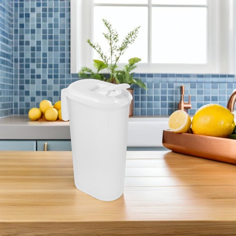 Large Capacity 2.5L Plastic Water Pitcher with Lid Beverage Jug for Fridge Cold Drinks Juice Container - Image 5