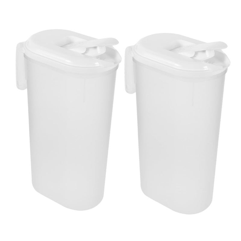 Large Capacity 2.5L Plastic Water Pitcher with Lid Beverage Jug for Fridge Cold Drinks Juice Container - Image 2