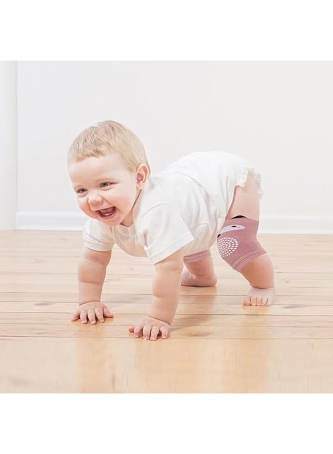 5 pairs Baby Knee Guards, breathable and non-slip, soft and comfortable, for hard floors, soft and comfortable, for babies who are learning to crawl  - Image 4