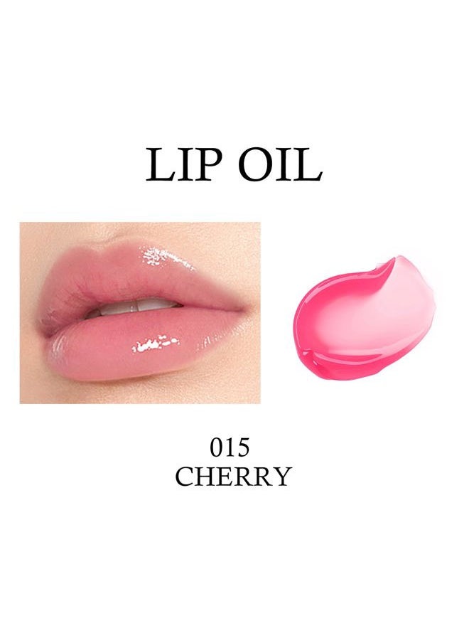 KYDA Hydrating Lip Glow Oil, Moisturizing Lip Oil, Glossy Transparent Plumping Lip Gloss, Tinted Lip Oil for Lip Care and Dry Lips-Cherry  - Image 3