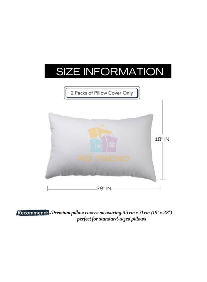 RD TREND Presents 200TC Super Soft Glace Cotton Printed Pillow Covers (18 inches by 28 inches) (Desgin-2, 6) - Image 3
