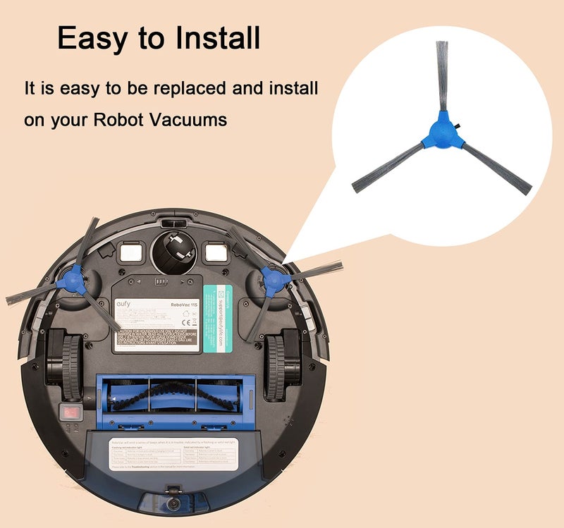Detetap Side Brush Replacement for Eufy RoboVac 11S, RoboVac 12,RoboVac 15C, RoboVac 30, RoboVac 30C, RoboVac 35C Vacuum, 6Pack - Image 3
