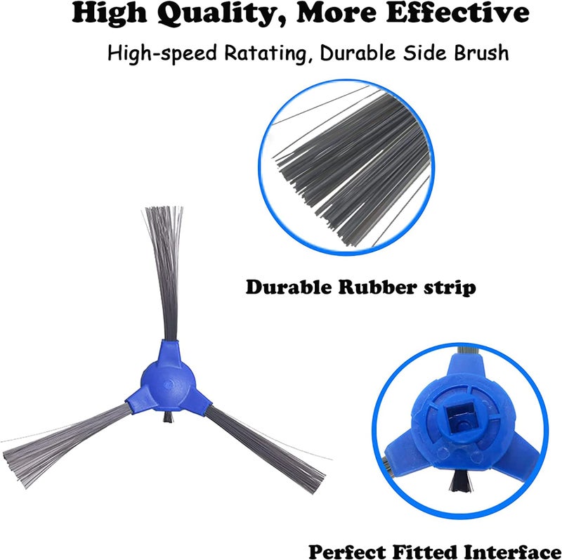 Detetap Side Brush Replacement for Eufy RoboVac 11S, RoboVac 12,RoboVac 15C, RoboVac 30, RoboVac 30C, RoboVac 35C Vacuum, 6Pack - Image 2