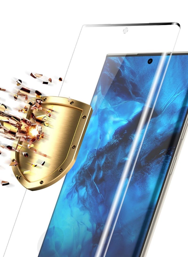 GREEN LION 3D Edge Glue Glass Screen Protector for Samsung Galaxy S23 Ultra - Clear - Image 1