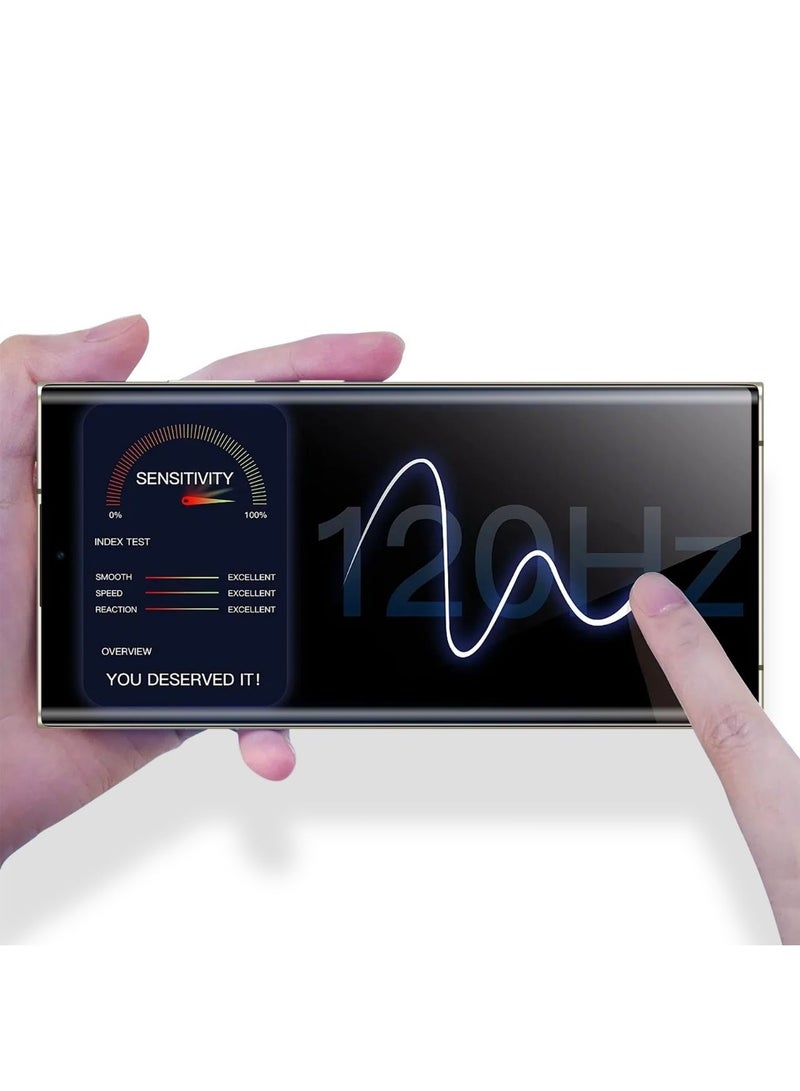 GREEN LION 3D Edge Glue Glass Screen Protector for Samsung Galaxy S23 Ultra - Clear - Image 3