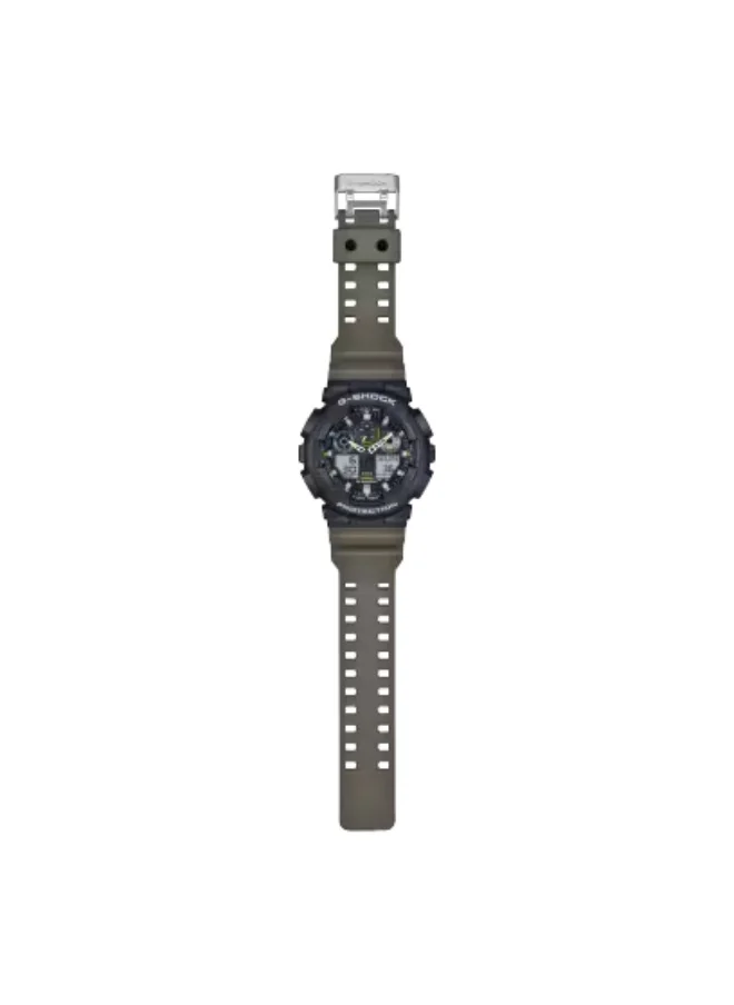 جي شوك Men's Resin Analog-Digital Watch GA-100TU-1A3DR - 51.2 mm