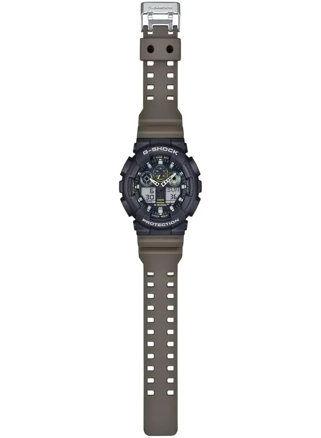 CASIO Casio Watches G-Shock Men Resin band-GA-100TU-1A3DR