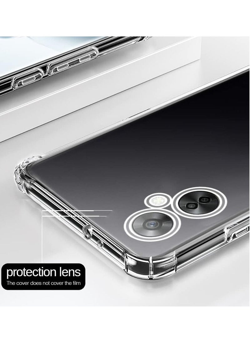 IAF OnePlus Nord CE 3 Lite Clear Case Cover Soft TPU Back Cover Flexible Slim fit Case with reinforced Bumper Corner around the edges - Image 3