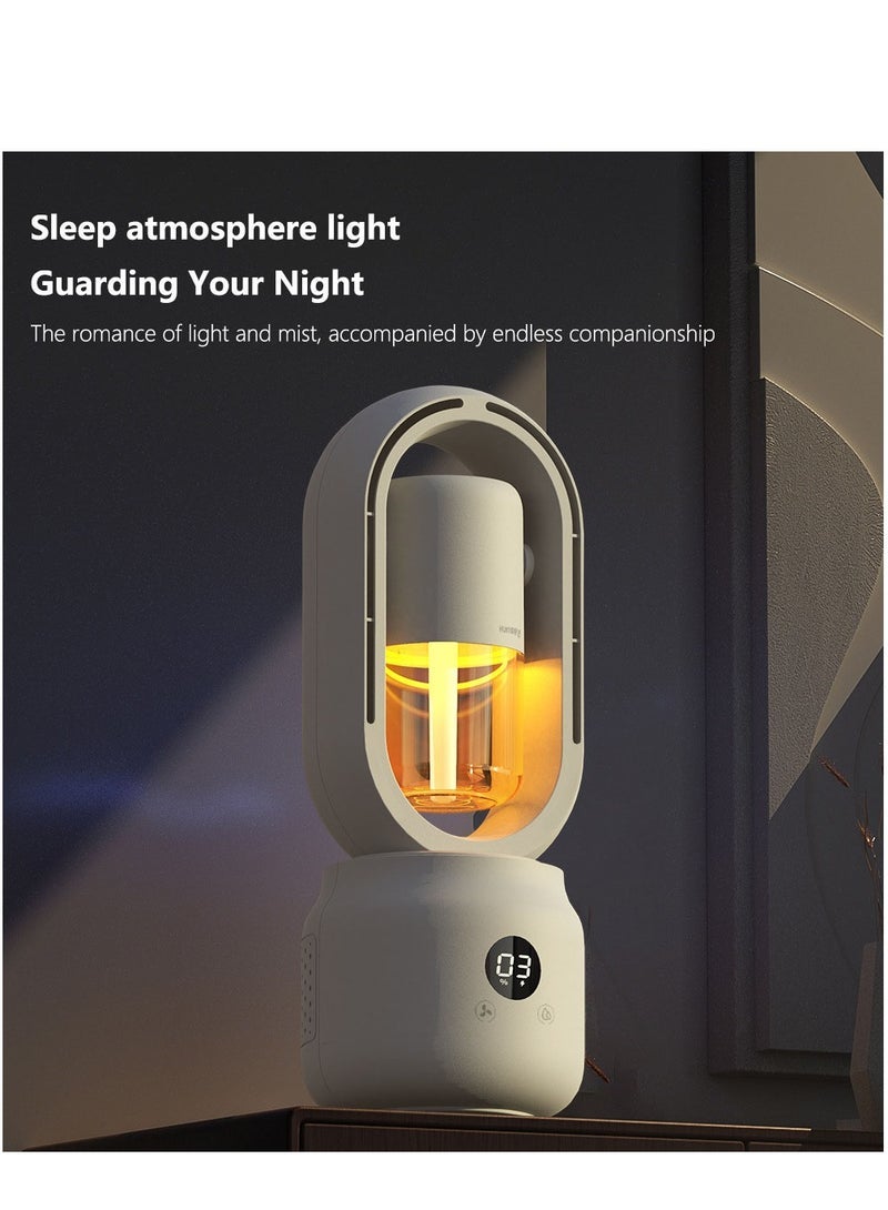 Captaintech Desk Fan Bladeless, Office Fan Small, Quiet, 3 Speed Adjustment, Touch Control, Easy to Clean, Desk Fans Small Quiet, Ideal for Office, Living Room, Bedroom - Image 4