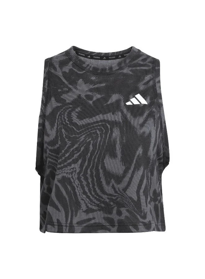 اديداس adidas workout essentials all over printed women tank top