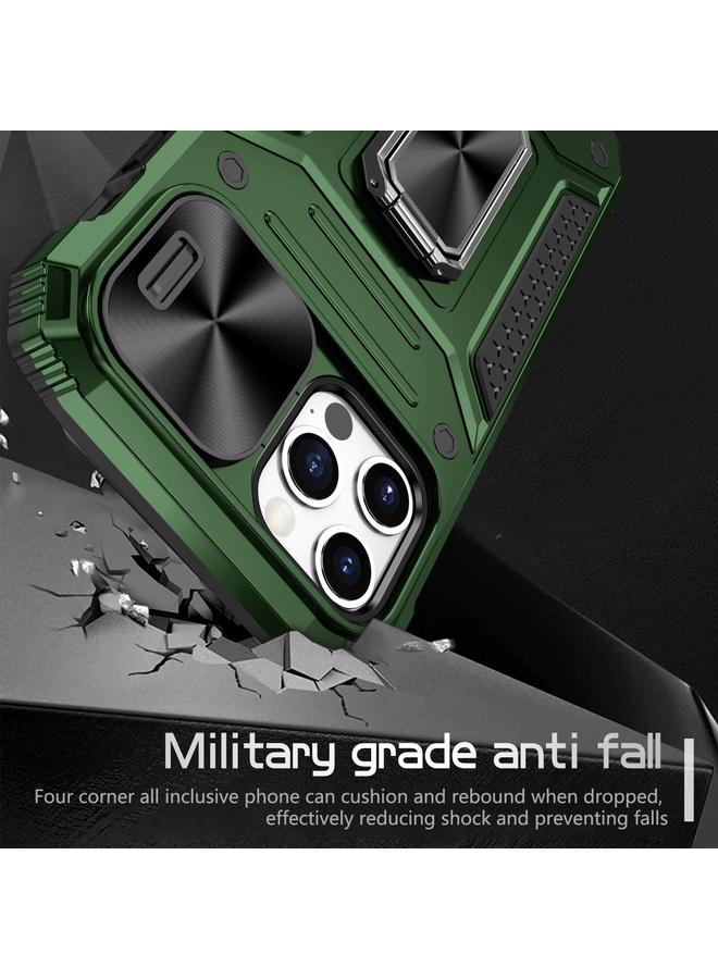 اس-توب جراب لهاتف iPhone 12 / 12 Pro Camshield Robot TPU Hybrid PC Phone Case - Image 3