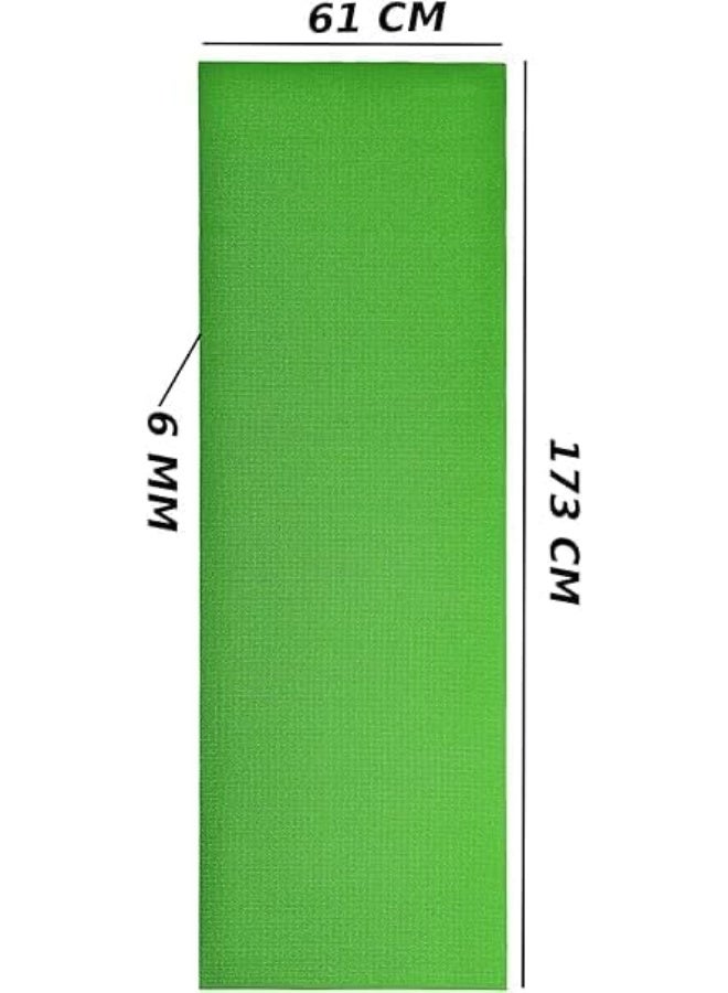 Professional 8mm thick yoga mat - made from a durable blend of plastic and rubber - slip-resistant and comfortable - ideal for yoga, Pilates, and home fitness - Image 5