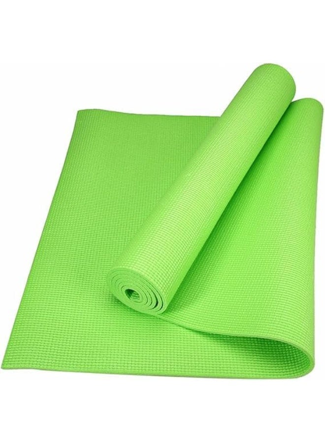 Professional 8mm thick yoga mat - made from a durable blend of plastic and rubber - slip-resistant and comfortable - ideal for yoga, Pilates, and home fitness - Image 2