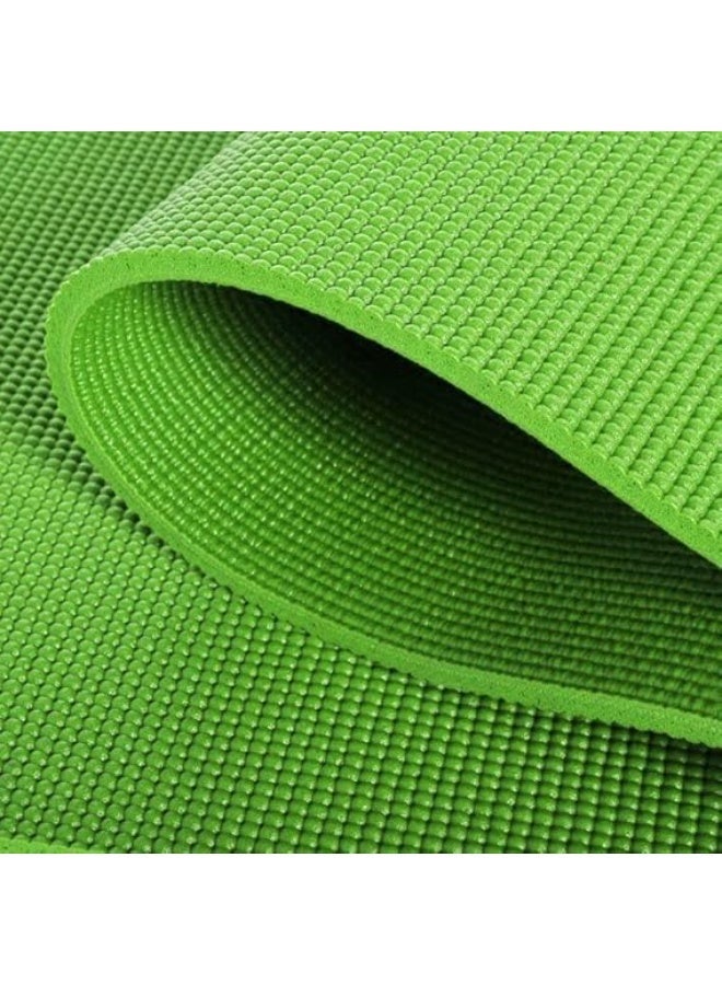 Professional 8mm thick yoga mat - made from a durable blend of plastic and rubber - slip-resistant and comfortable - ideal for yoga, Pilates, and home fitness - Image 3