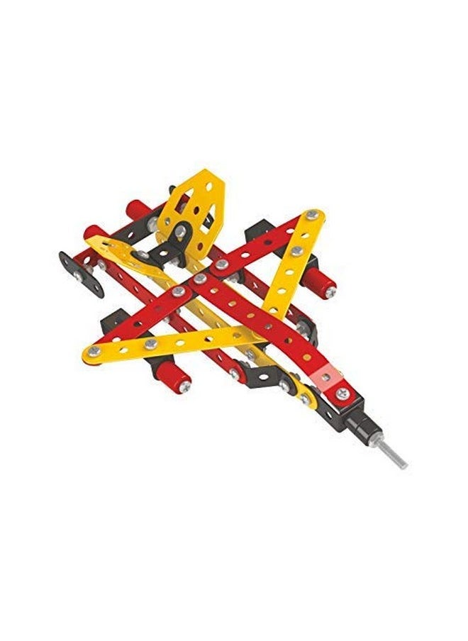 Mechanix - Senior, 202 Pieces, Can Make 21 Models, Made In India, For Boys And Girls Age 7+,Yellow - Image 1