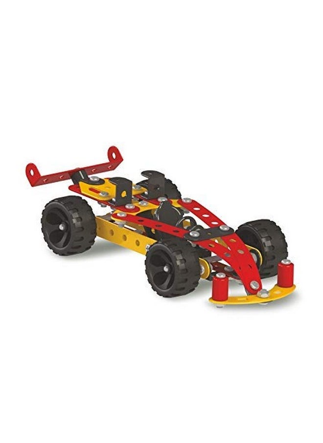 Mechanix - Senior, 202 Pieces, Can Make 21 Models, Made In India, For Boys And Girls Age 7+,Yellow - Image 1