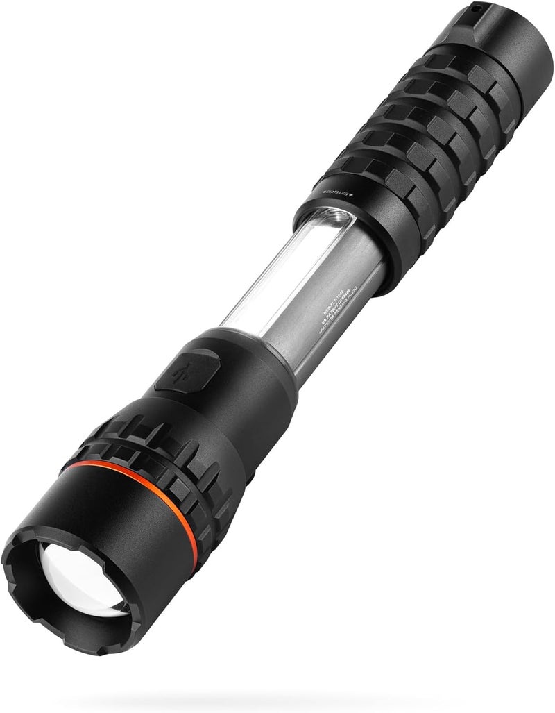 NEBO SLYDE KING Flashlight | High Lumens, Rechargeable COB Work Light & LED Flashlight, Waterproof, Magnetic Base, Great for Camping & Hunting, Includes Charging Cable - Image 1