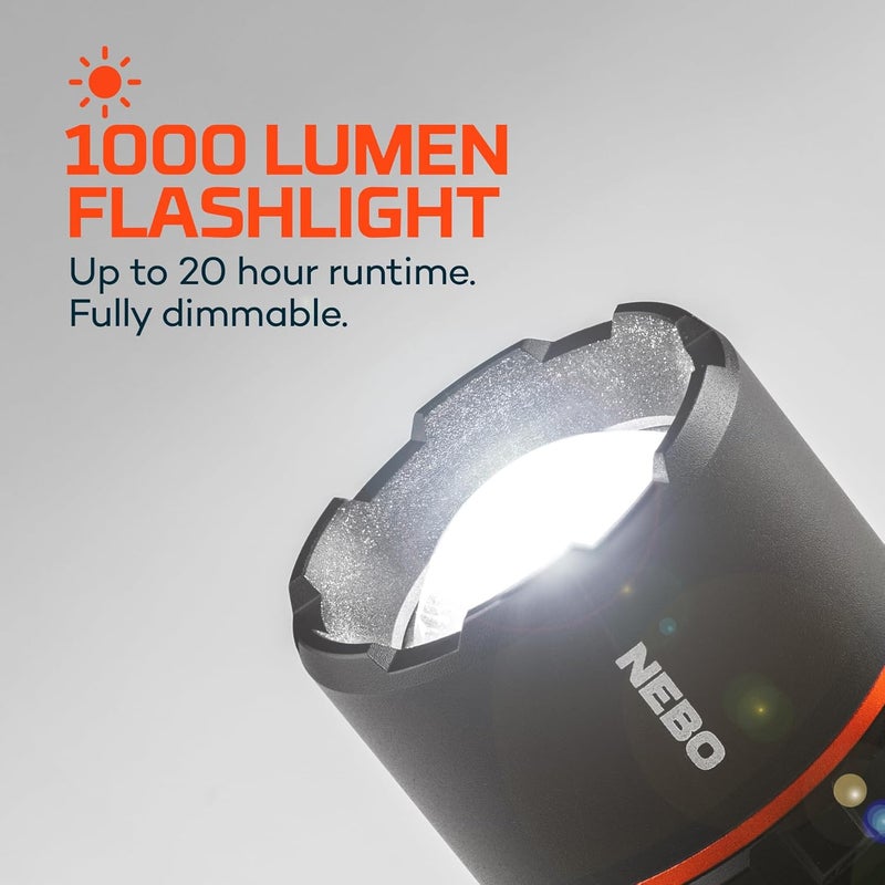 NEBO SLYDE KING Flashlight | High Lumens, Rechargeable COB Work Light & LED Flashlight, Waterproof, Magnetic Base, Great for Camping & Hunting, Includes Charging Cable - Image 2