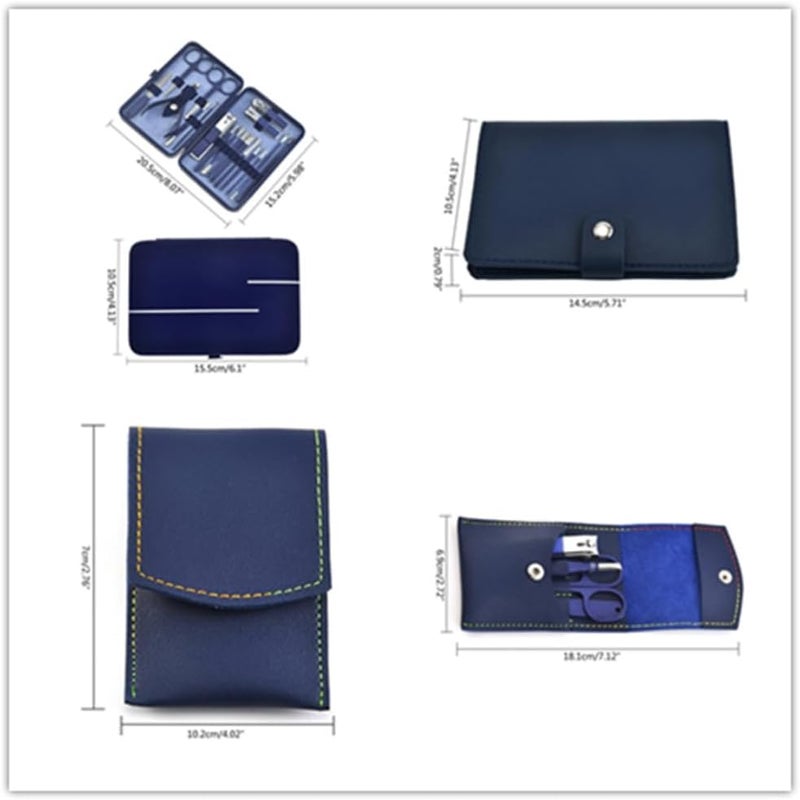 4/7/10/12/15/18pcs Manicure Set Nail Clippers Travel Grooming Kits with Package,12piece Sets (7piece Sets) - Image 2