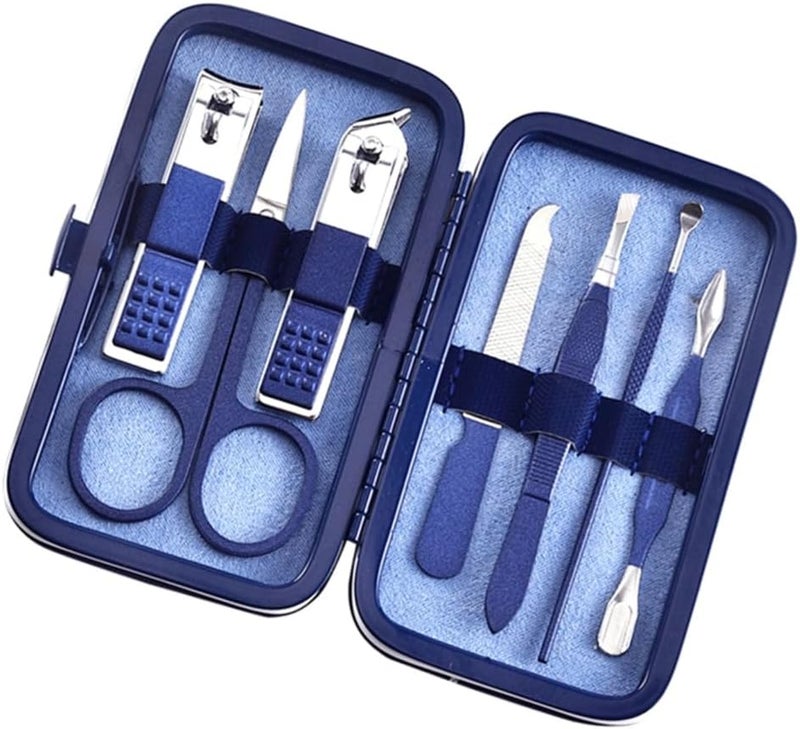 4/7/10/12/15/18pcs Manicure Set Nail Clippers Travel Grooming Kits with Package,12piece Sets (7piece Sets) - Image 1